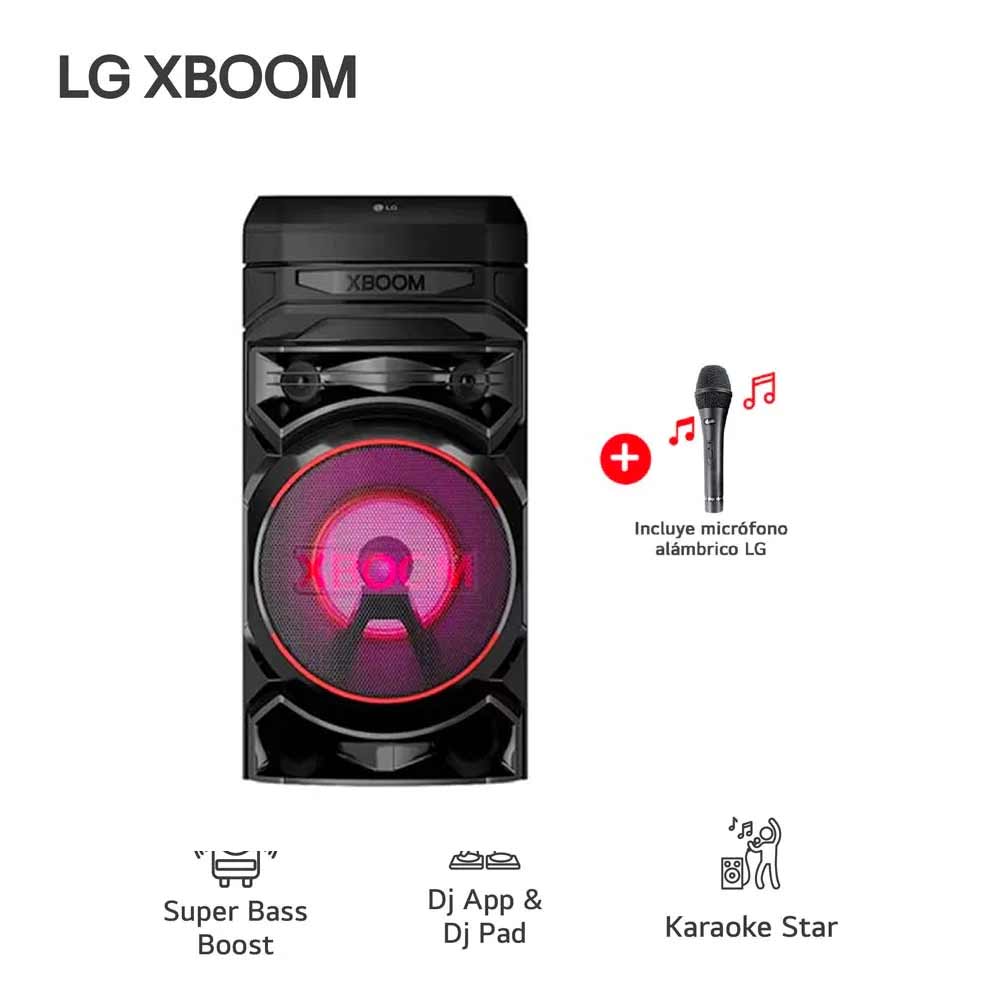 Torre de sonido LG XBOOM RNC5 Multi-Bluetooth Karaoke Star