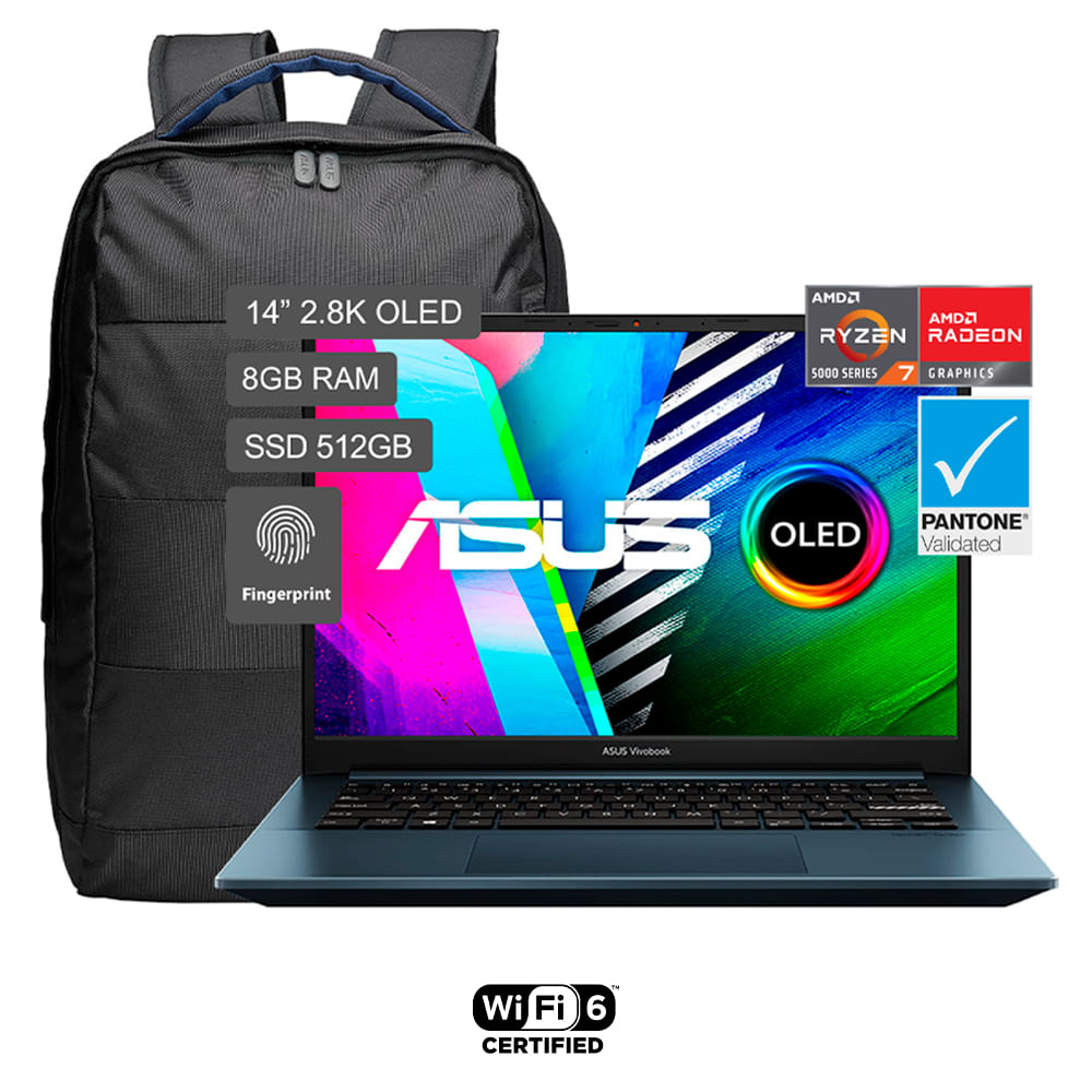 Laptop ASUS M3401QA-KM014W 14'' AMD Ryzen 7 (5000 series) 8GB 512GB SSD