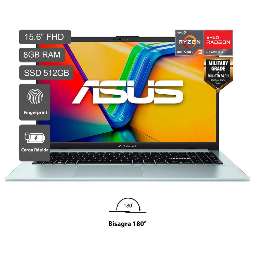 Laptop ASUS E1504FA-NJ523W 15.6" AMD Ryzen 3 (7000 series) 8GB 512GB SSD
