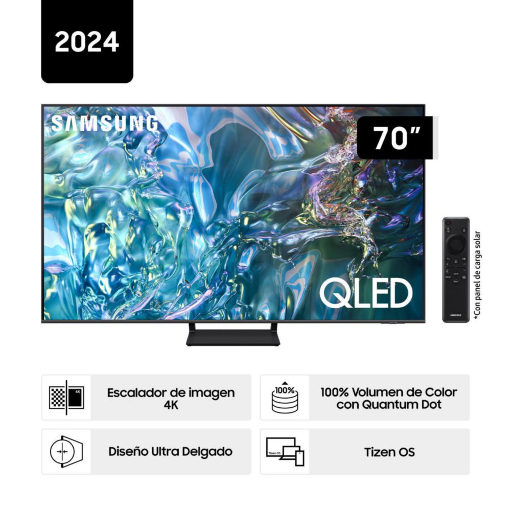 Televisor Samsung 70'' QN70Q65DAGXPE QLED 4K Q65D Tizen OS Smart TV