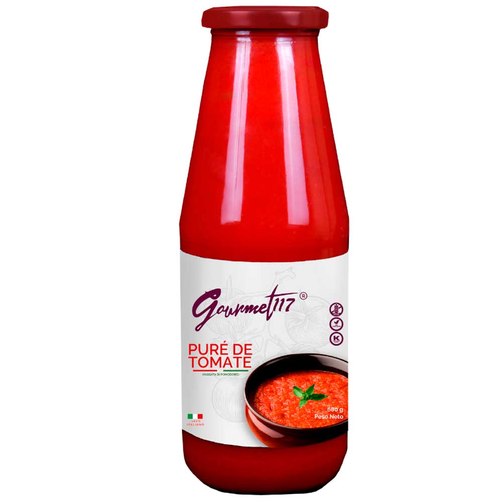 Puré de Tomate GOURMET 117 Botella 680g