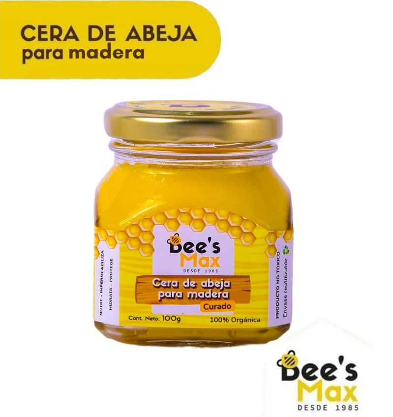 Cera de abeja para madera 100G