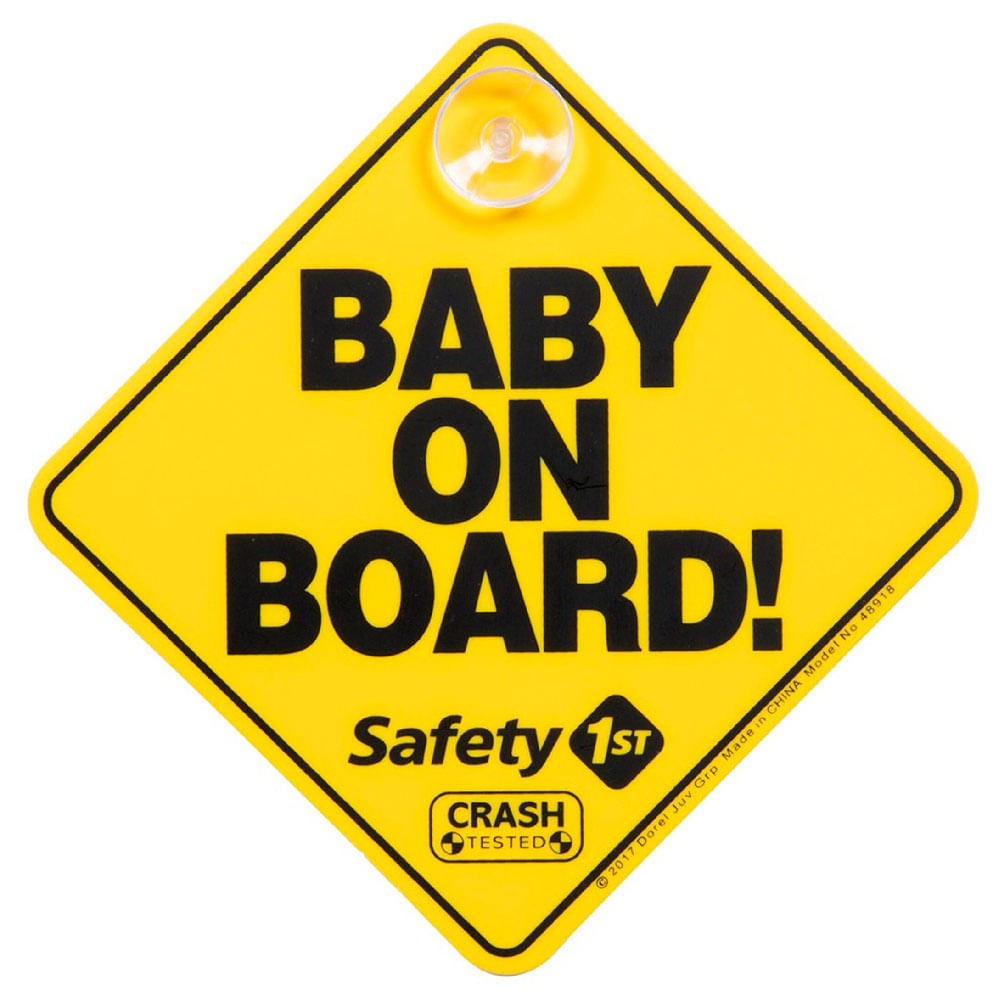 Letrero SAFETY 1ST Baby On Board 721