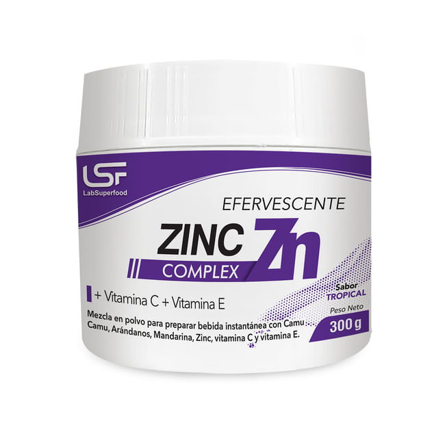 Zinc Complex Efervescente x 300gr Sabor tropical