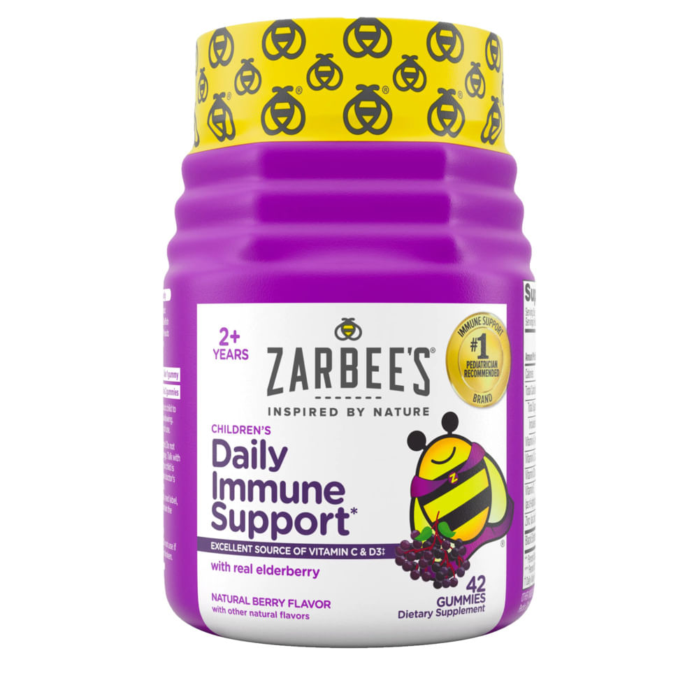 Multivitamínico Zarbees Naturals Childrens Daily Immune Support 42 Gomitas