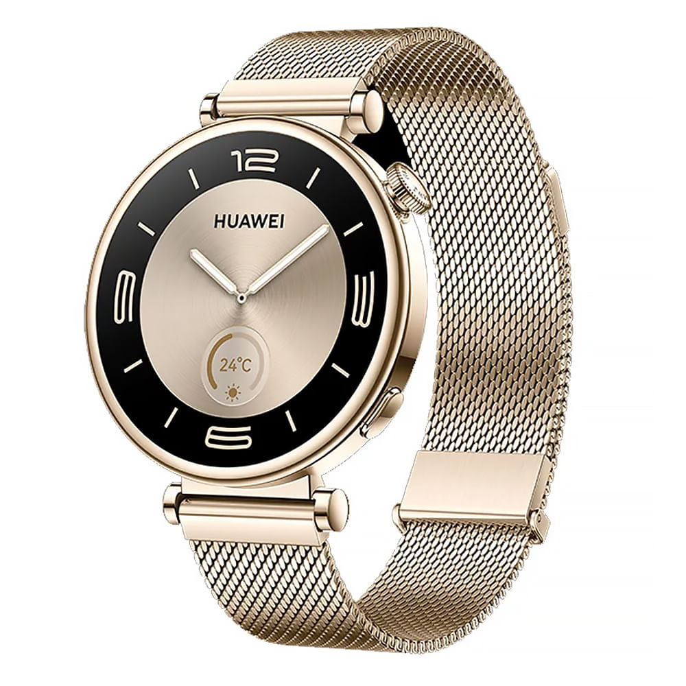 Smartwatch HUAWEI WATCH GT 4, 41mm, Dorado Milanés, 5 ATM, 7 días de batería