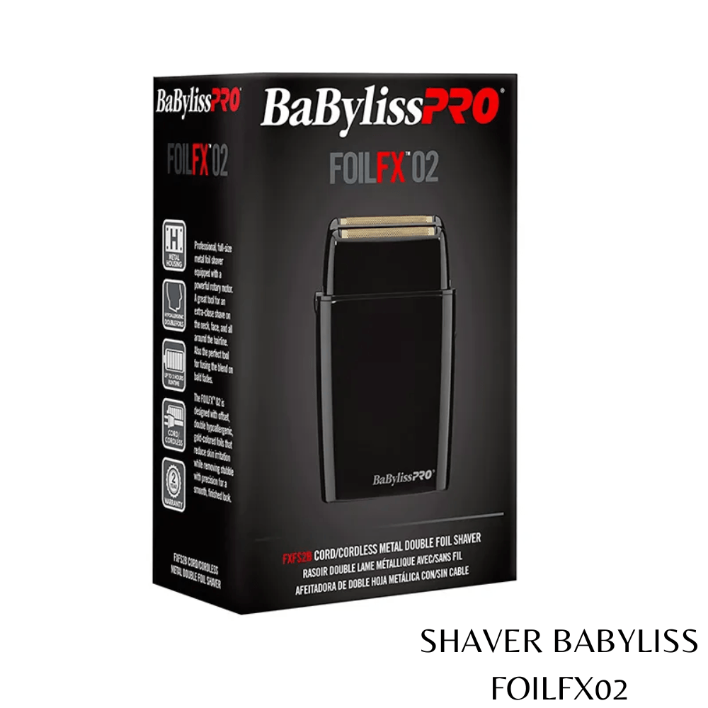 Shaver Afeitador BabylissPro Foil Fx02 BFS2BUZ Negro