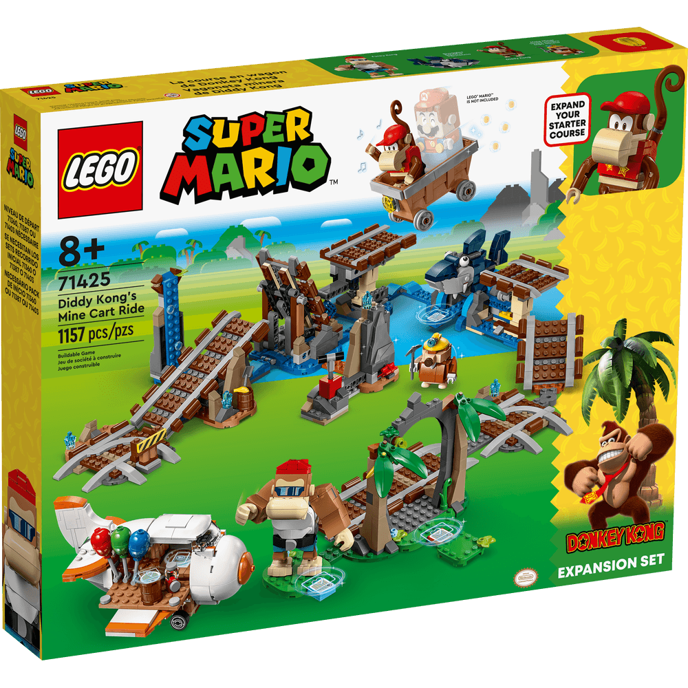 LEGO 71425 Set de Expansión: Vagoneta minera de Diddy Kong