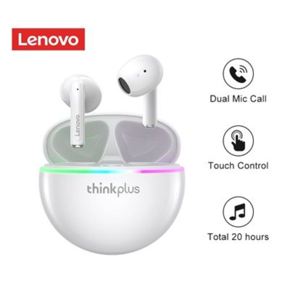 Audifonos Lenovo Thinkplus XT97 Hifi TWS Bluetooth 5.2 Blanco