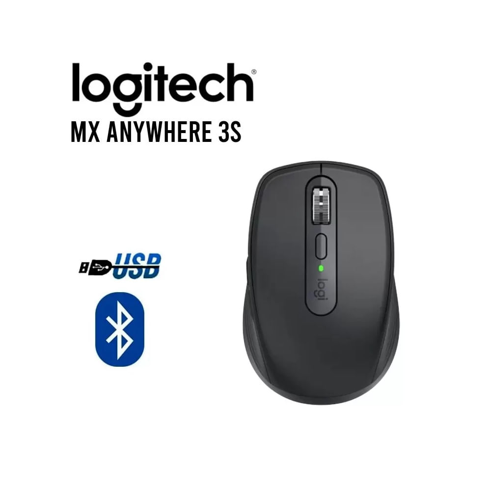 Mouse Logitech MX AnyWhere 3S Wireless Bluetooh Negro 910-006932