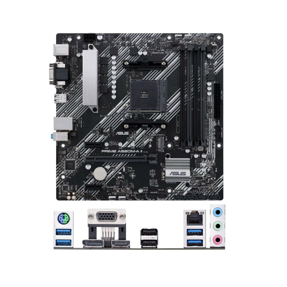 Motherboard ASUS PRIME A520M-A II-CSM Chipset AMD Socket AMD AM4 mATX