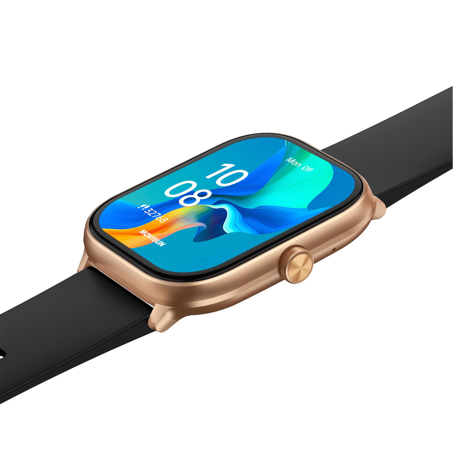 Smart Watch Movisun Watch U2 Android  iOS Impermeable Dorado Negro