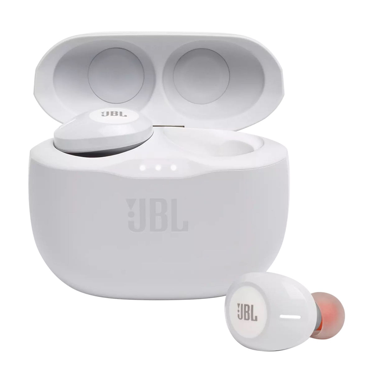 Audífono JBL Tune 125TWS True Wireless Pure Bass Blanco