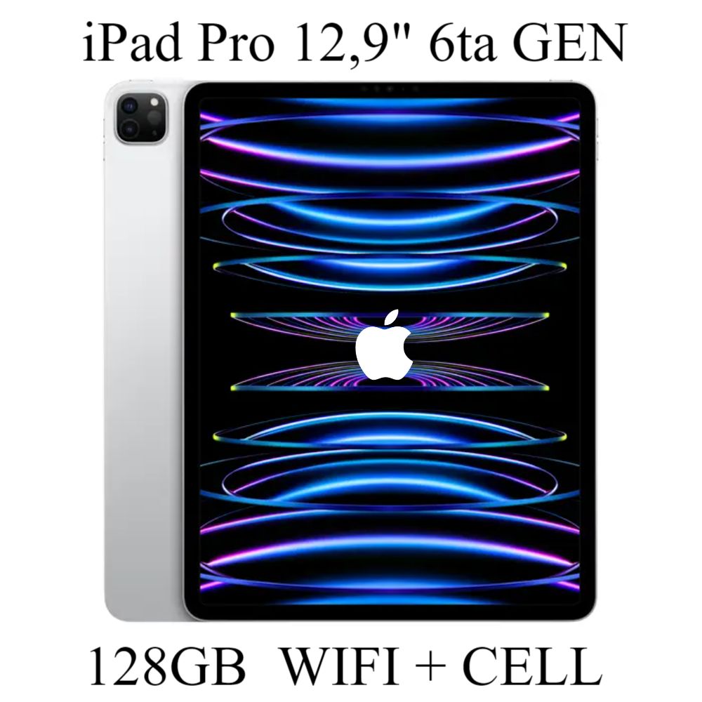 iPad Pro 12.9" 6ta Gen 128GB WIFI/CELL - Silver