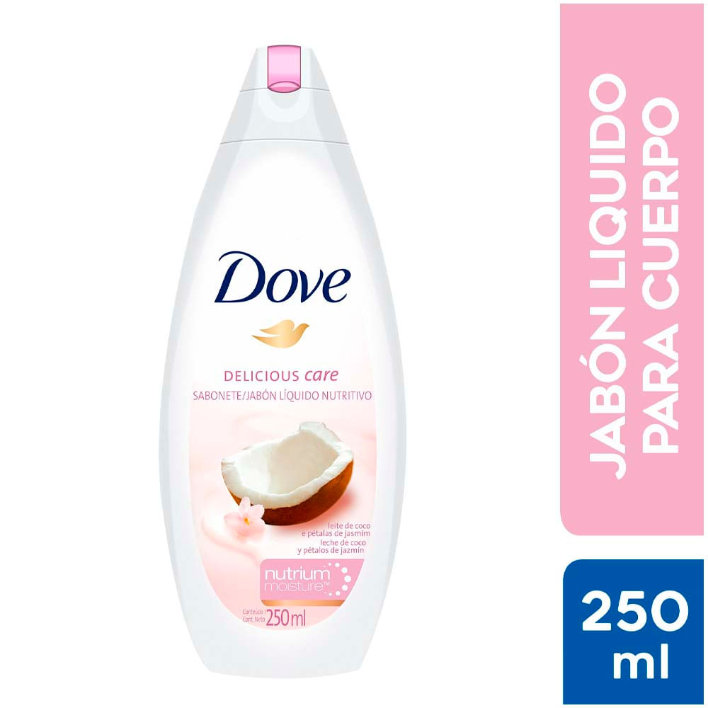 Gel de Ducha DOVE Leche de Coco Frasco 250ml