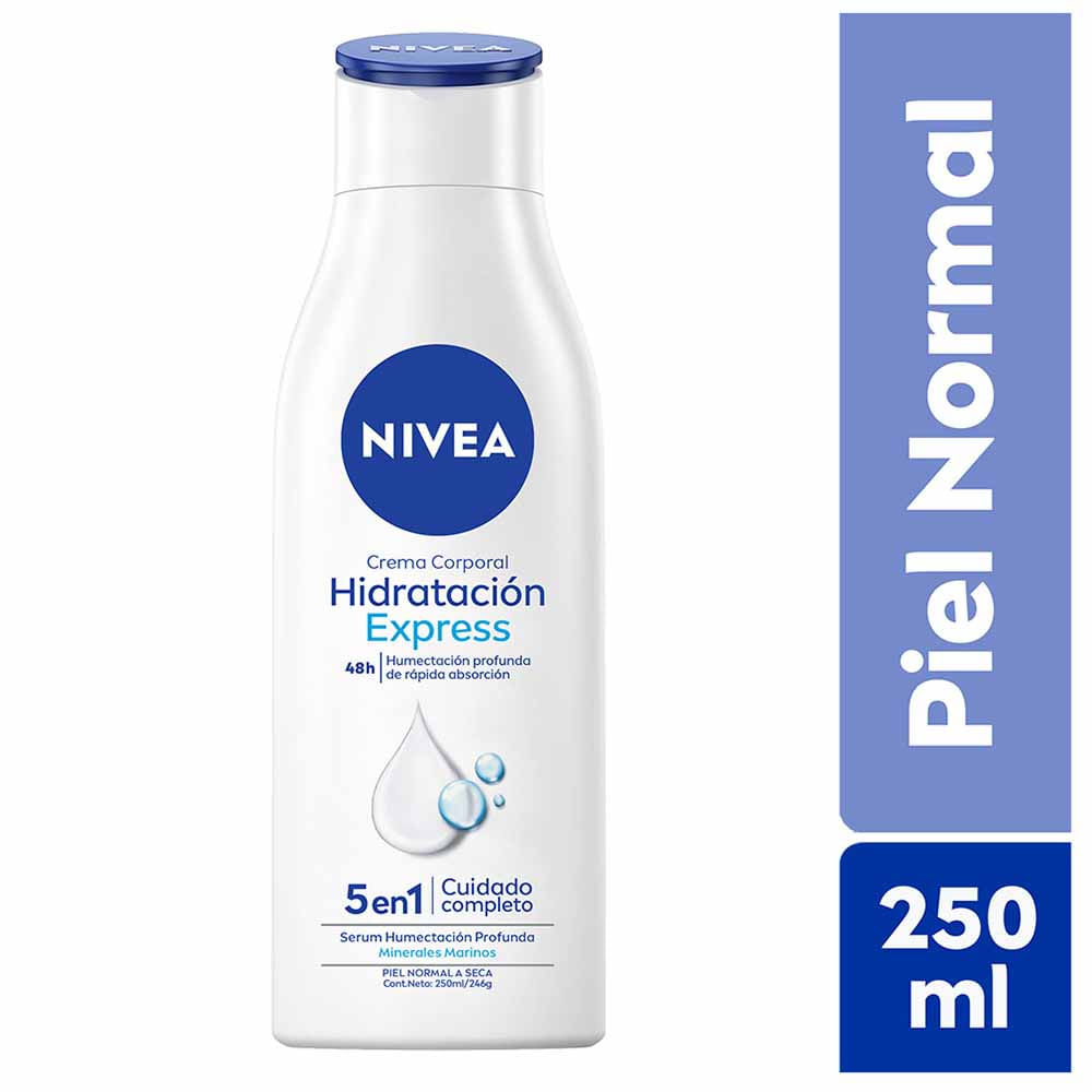 Crema Corporal NIVEA Hidratación Express (Piel Normal) - Frasco 250ml
