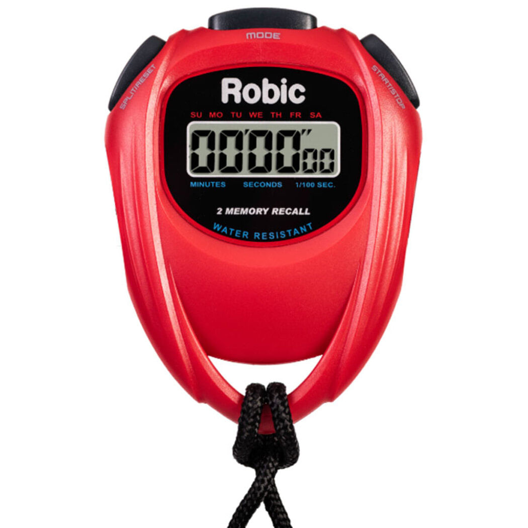 Cronometro Robic SC429 Alta precision Evento Simple 1/100 - Rojo
