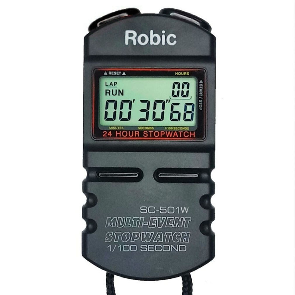 Cronómetro Robic SC501W Multi Evento Rango 24 hrs 01/100-Negro