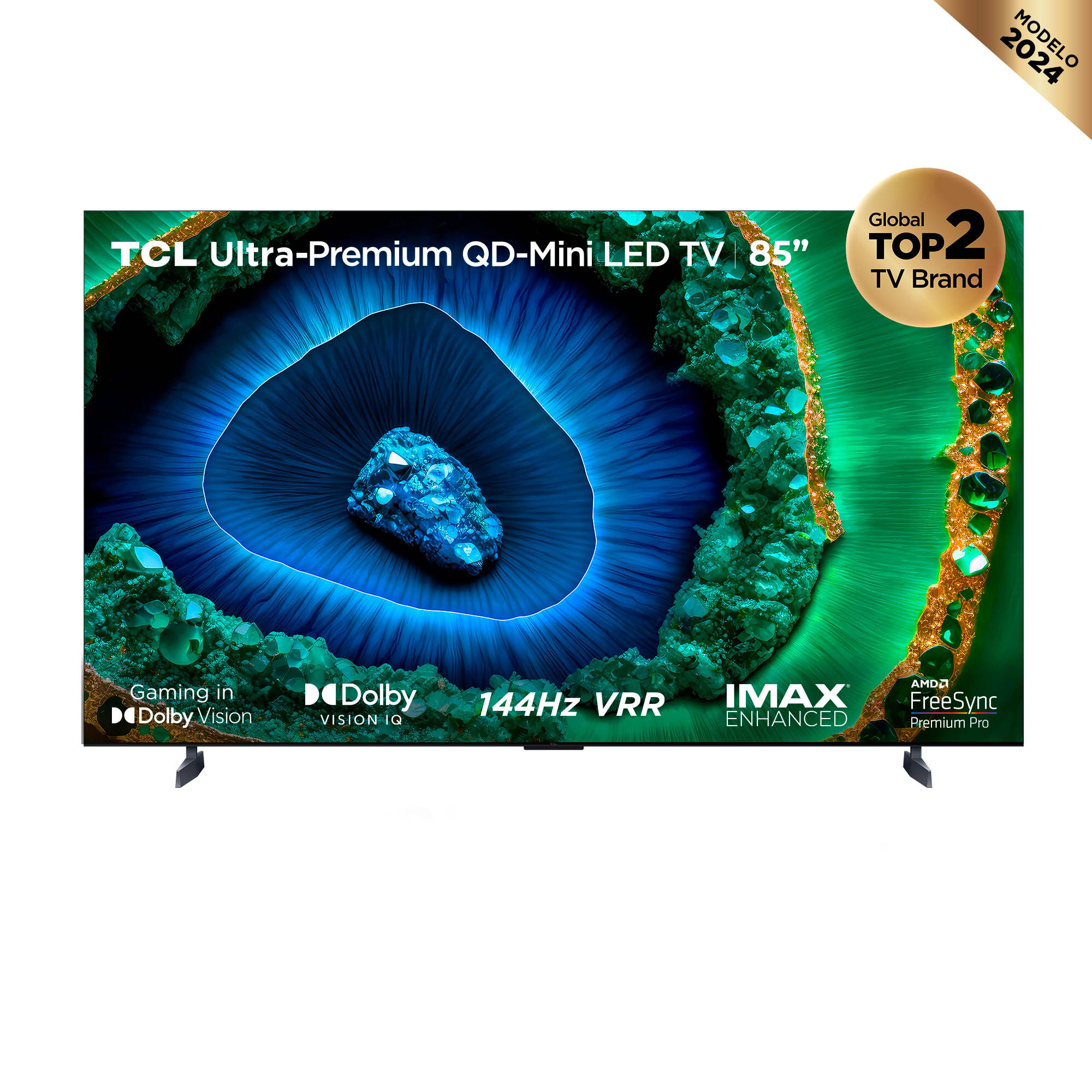 Televisor TCL QD Miniled 85" UHD 4K Smart TV 85C855
