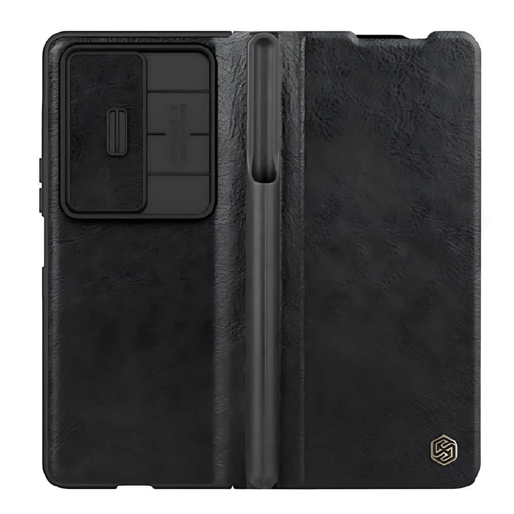 Case Nillkin Qin Pro Para Samsung Z FOLD 4 Negro