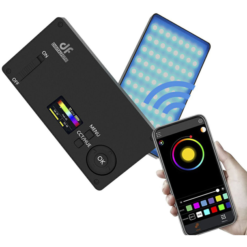 Luz de Video Led Rgb On Camera Chameleon Pocket de Digitalfoto Solution Limited con Control Wi Fi