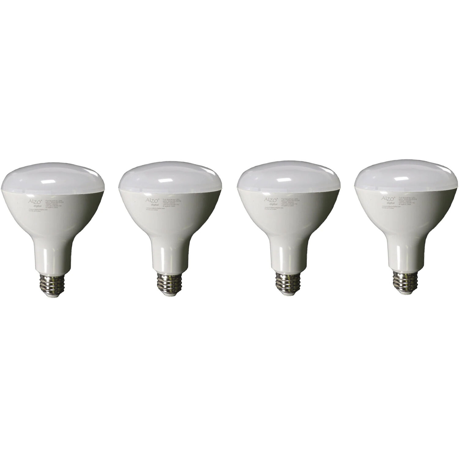 Bombilla Led de Espectro Completo Regulable Alzo Joyous Light Par20 Flood Light Bulb 4 Pack 6W 12