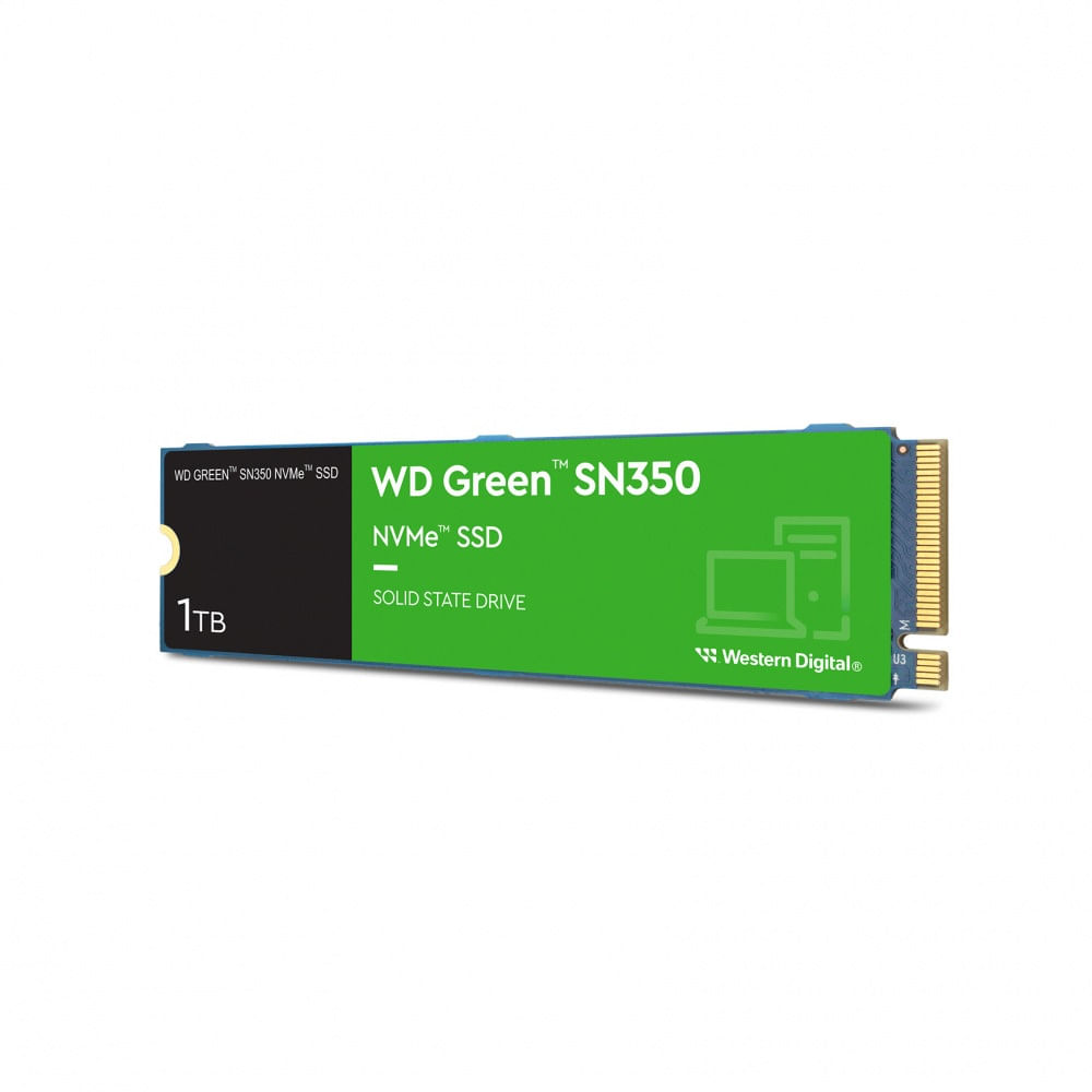 Disco Solido SSD Western Digital SN350 1TB Green M2 2280 NVMe 3.0 WDS100T2G0C}