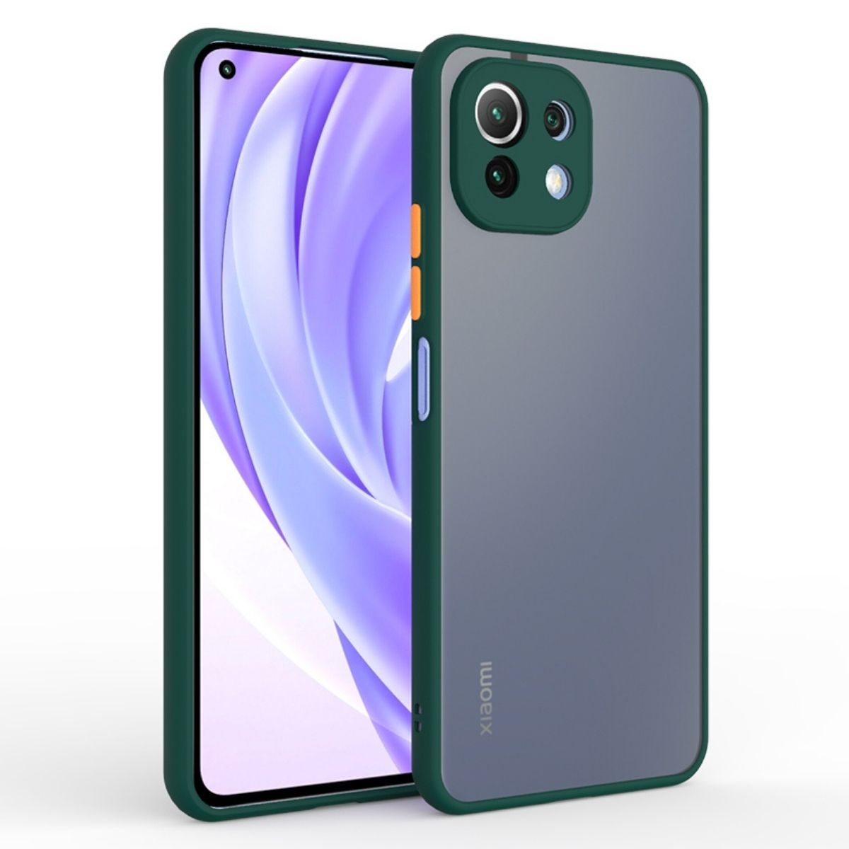 Case Funda Mate Ahumado Xiaomi Mi 11 Lite Jade