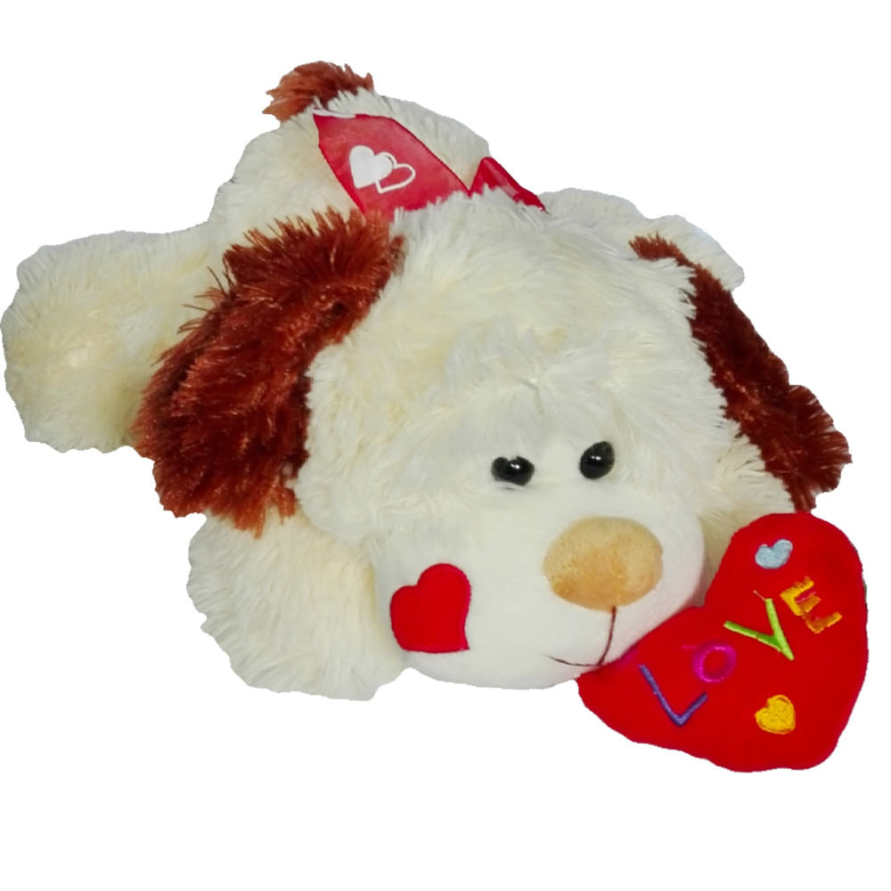 Peluche Perro Corazon Love 38cm Charming Toy