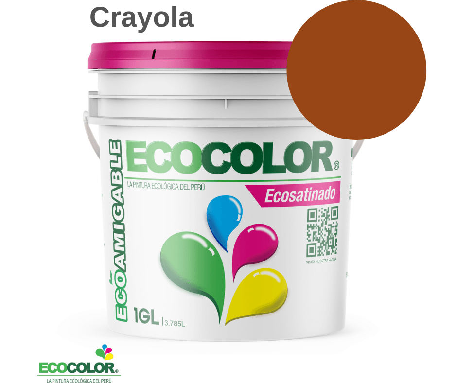 Pintura ECOSATINADO 1 Galón Crayola