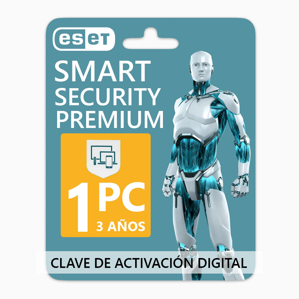 Antivirus ESET Smart Security Premium 1PC 3 Años