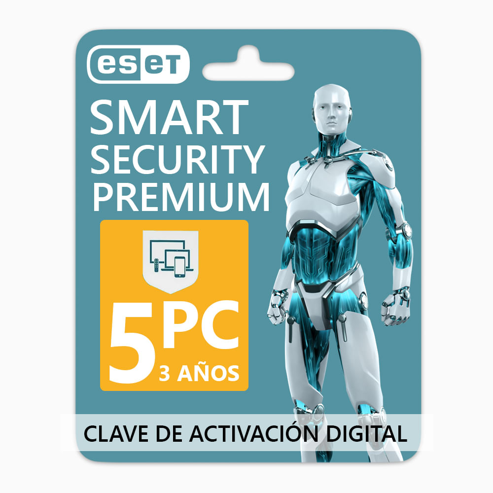 Antivirus ESET Smart Security Premium 5PC 3 Años