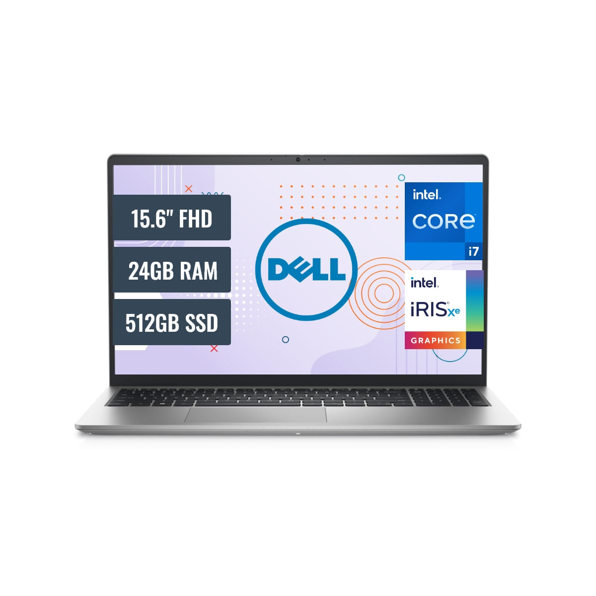 Laptop Dell Inspiron 3520 Intel Core i7 1255U 24GB RAM 512GB SSD 15.6 FHD IPS FreeDos