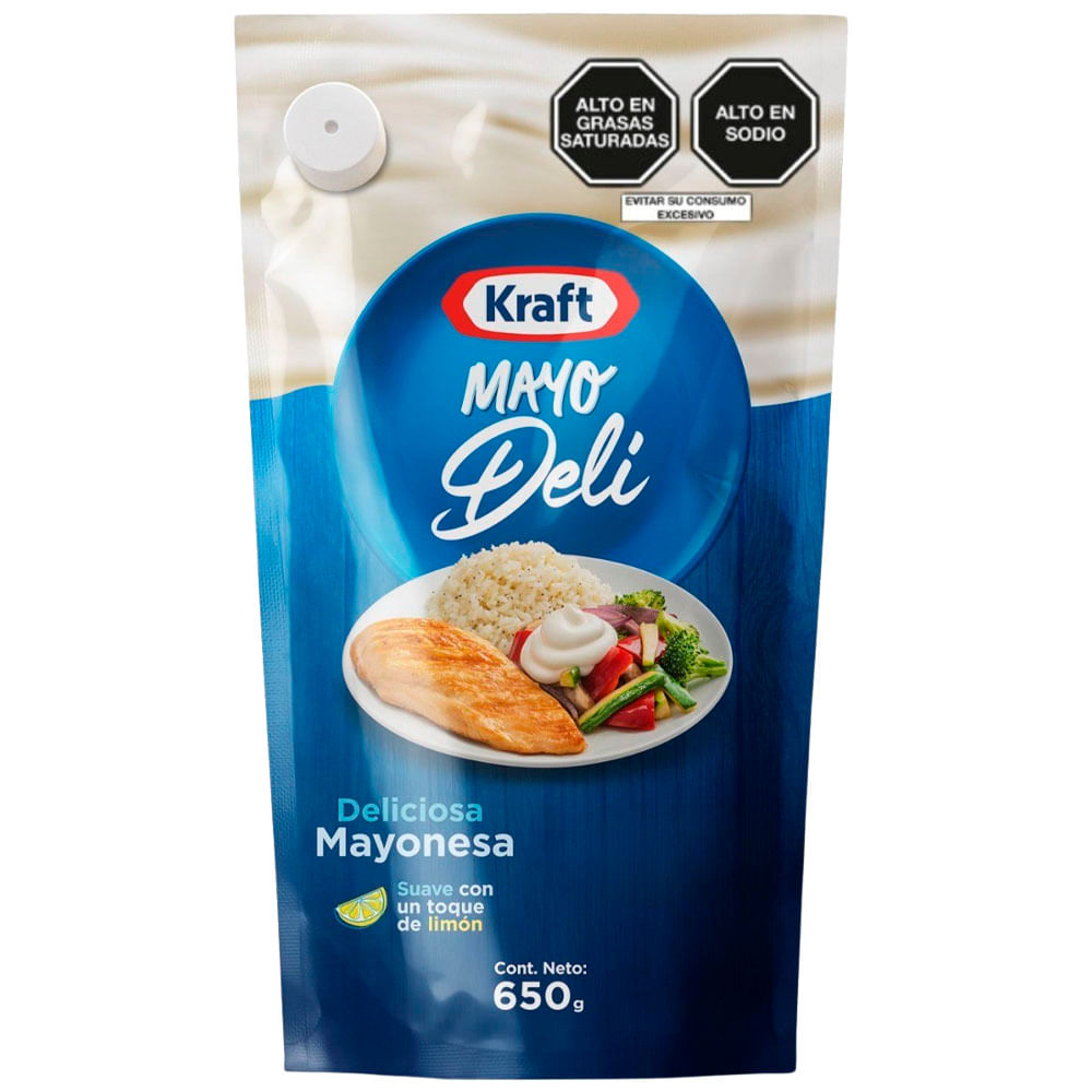 Mayonesa KRAFT Mayodeli Doypack 650g