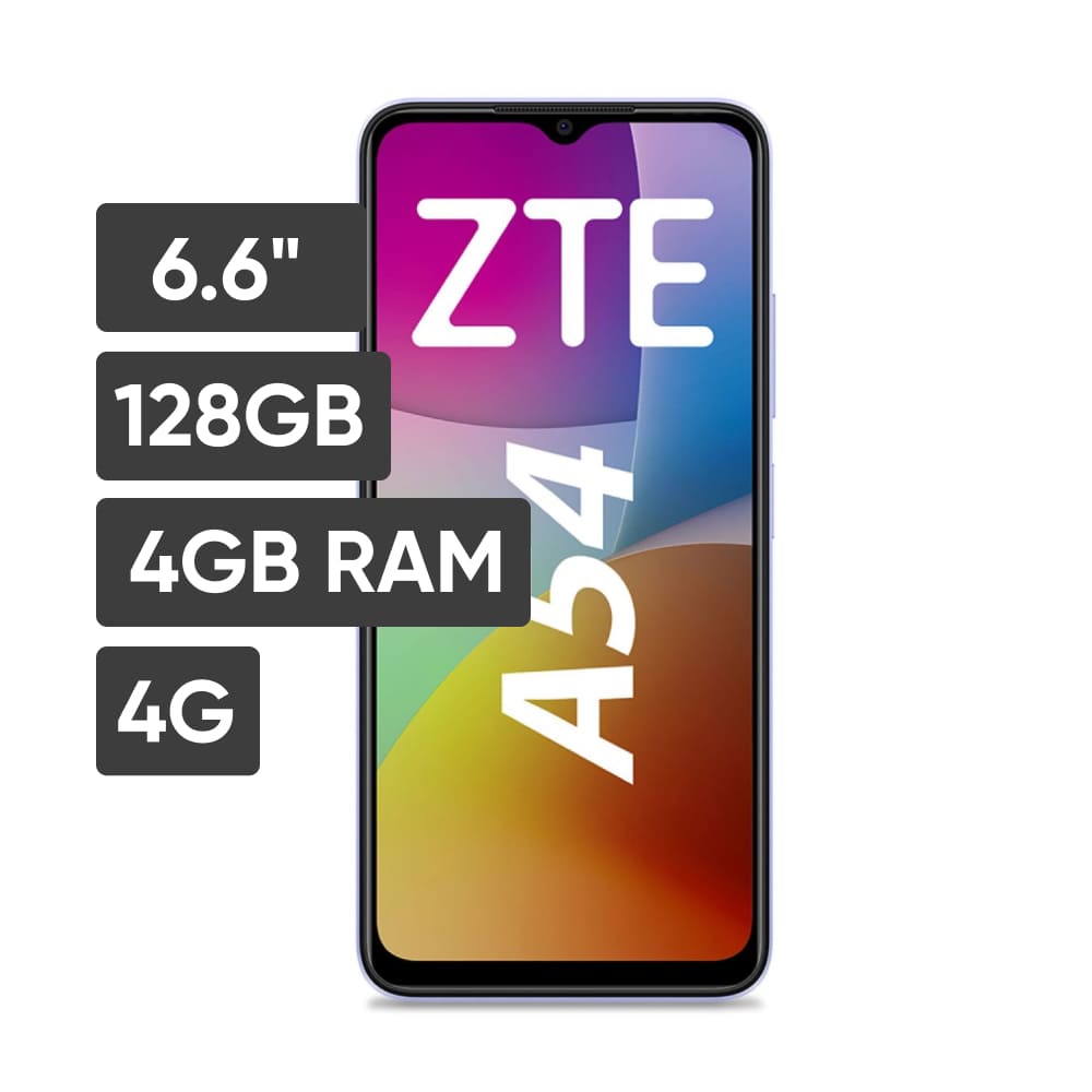 Smartphone ZTE A54 6.6" 4GB 128GB 13MP Lila