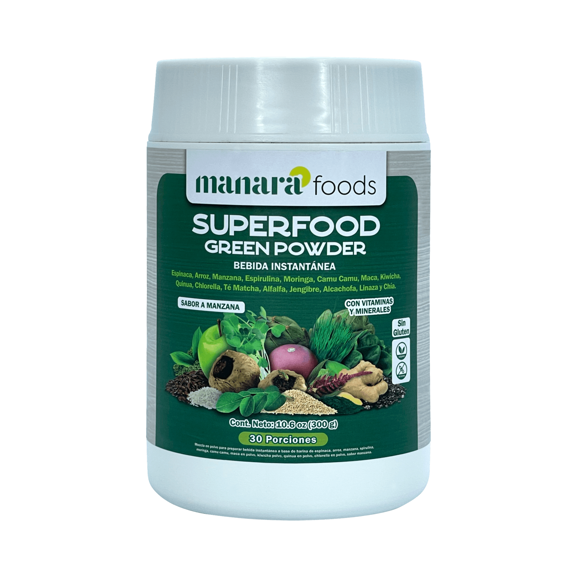 Superfood Green Powder Manara Foods Antioxidante Detox