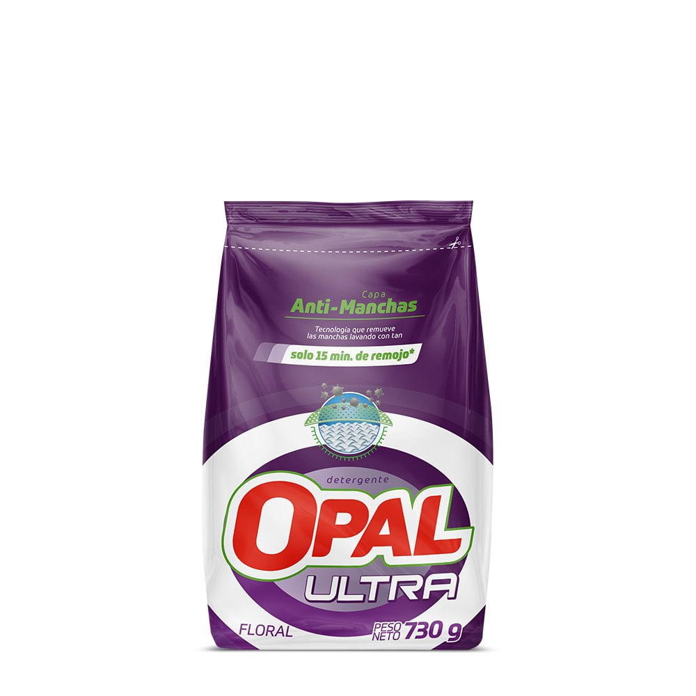 Detergente en Polvo Opal Ultra Bolsa 730g