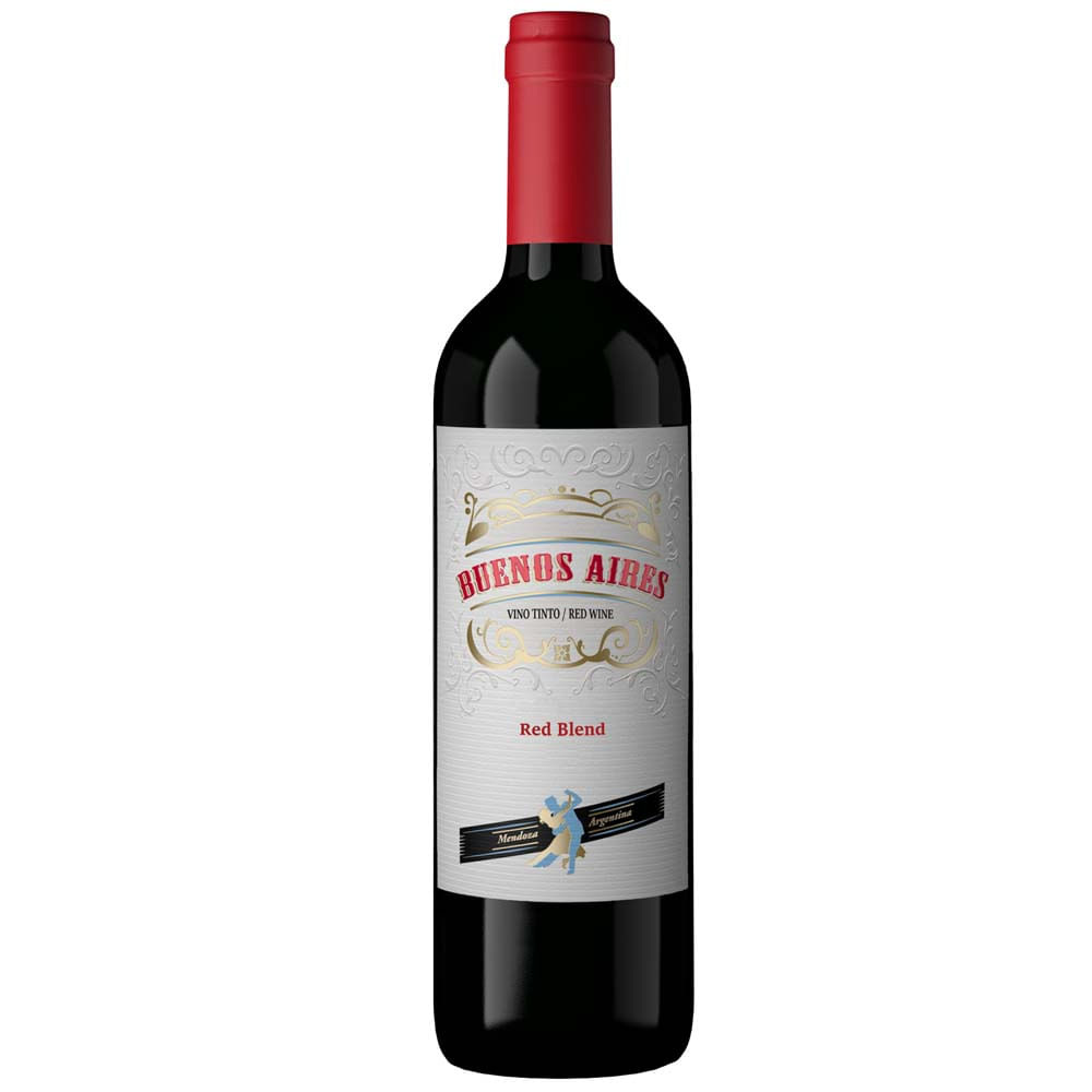 Vino Tinto BUENOS AIRES Red Blend Botella 750ml