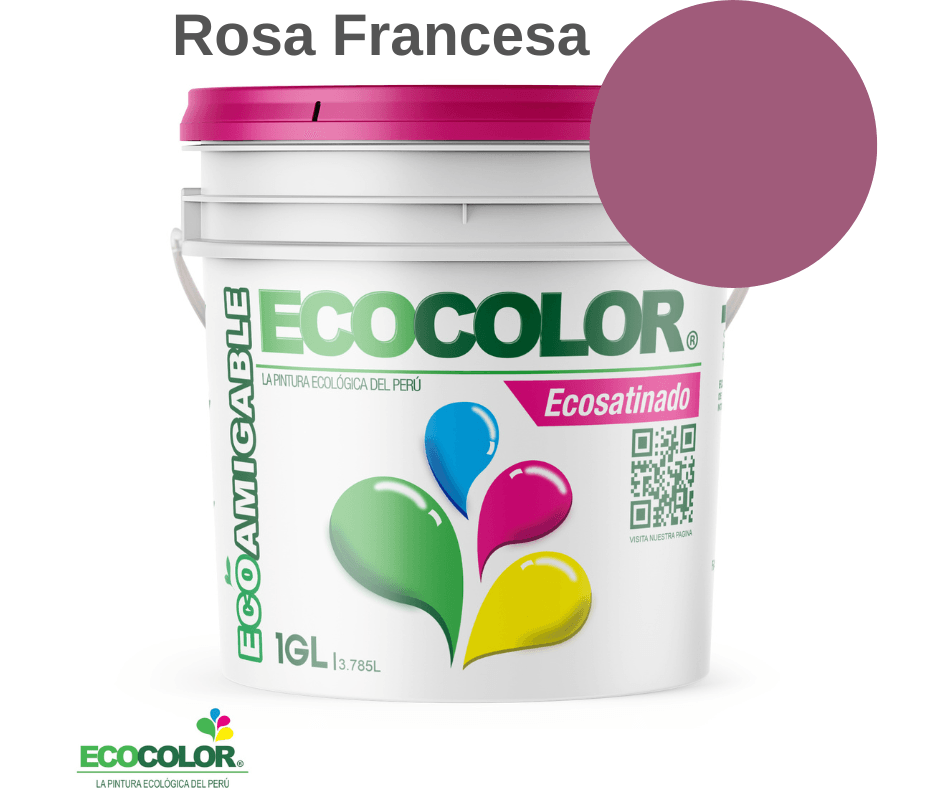 Pintura ECOSATINADO 1 Galón Rosa Francesa