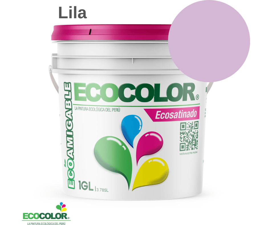 Pintura ECOSATINADO 1 Galón Lila