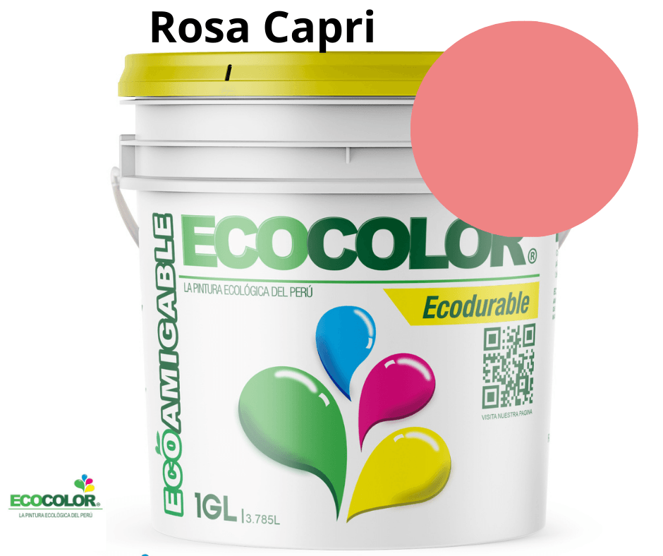 Pintura ECODURABLE 1 Galón Rosa Capri