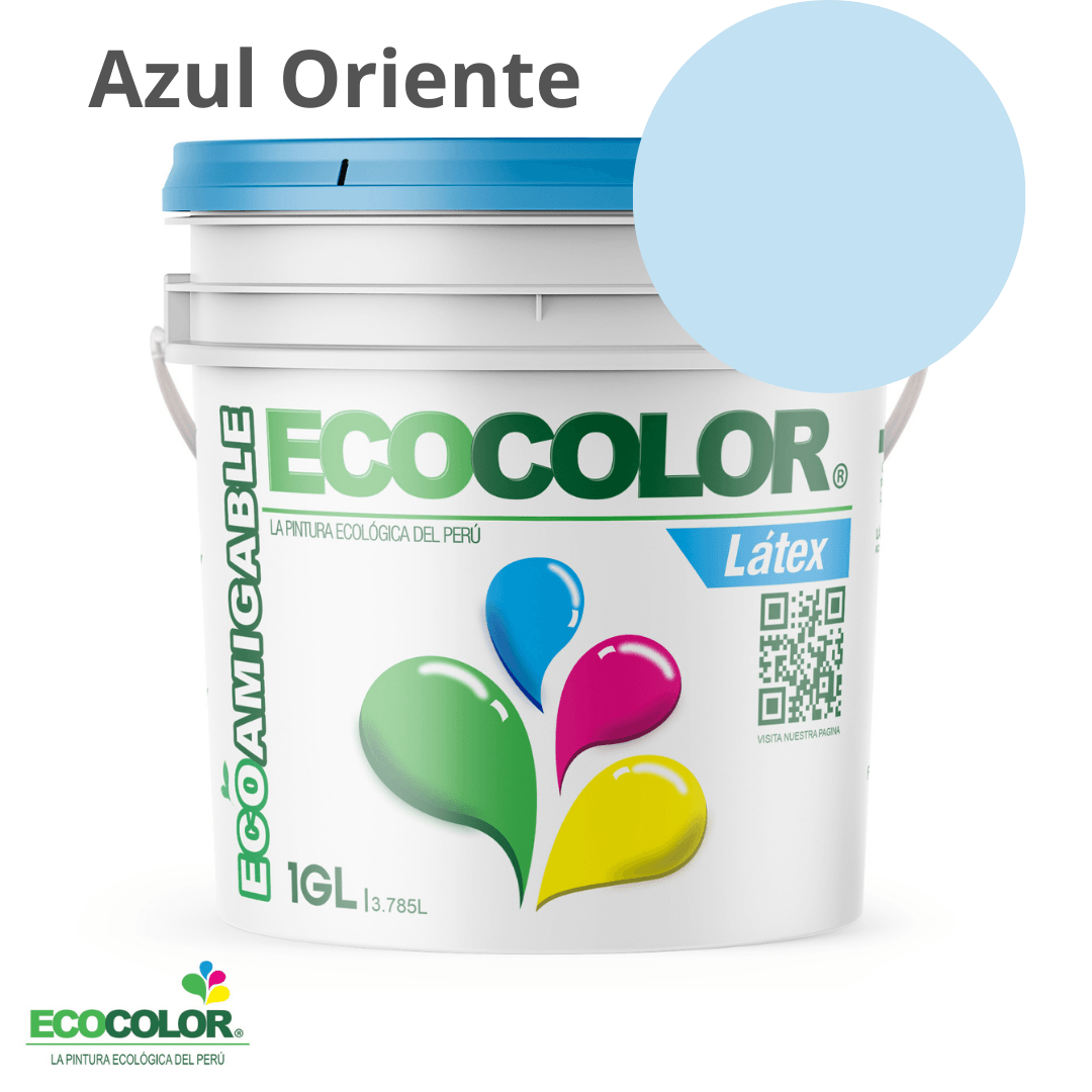 Pintura LATEX 1 Galón Azul Oriente