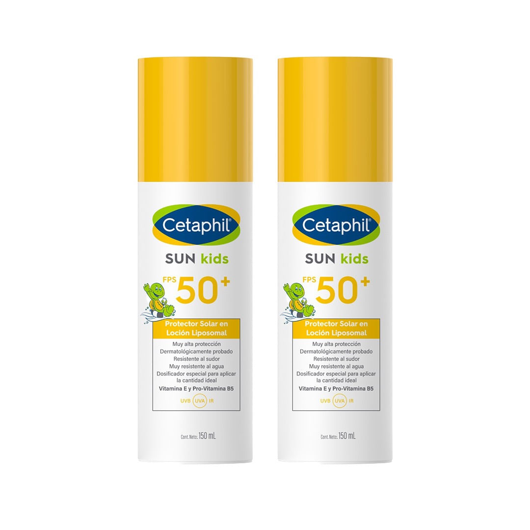 Cetaphil - Pack x2 Sun Kids FPS 50 x 150ml