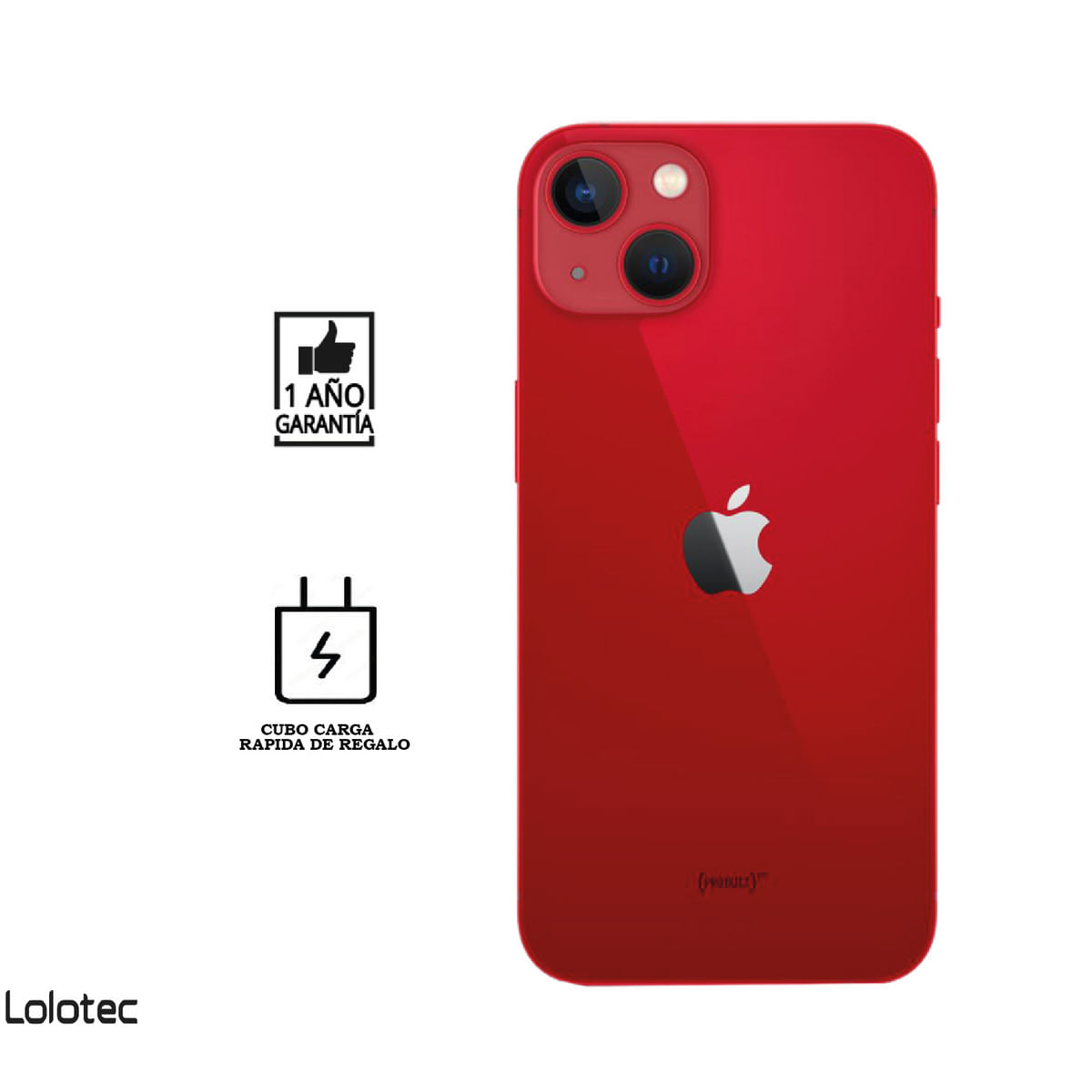 REACONDICIONADO iPhone 13 Pro 256gb I Grado A I color: Rojo