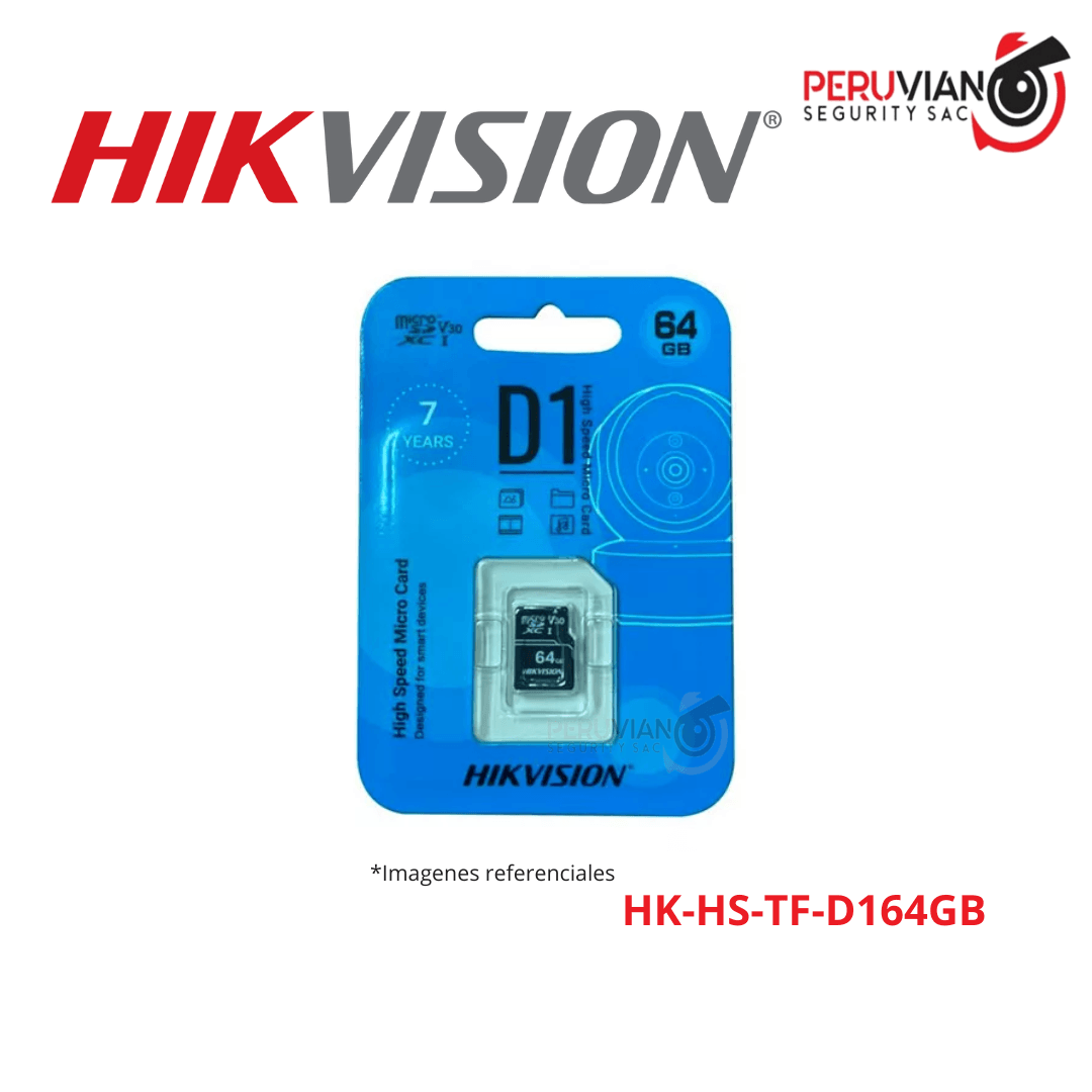 Memoria micro SD 64GM HIKSEMI HS-TF-D1-64GB