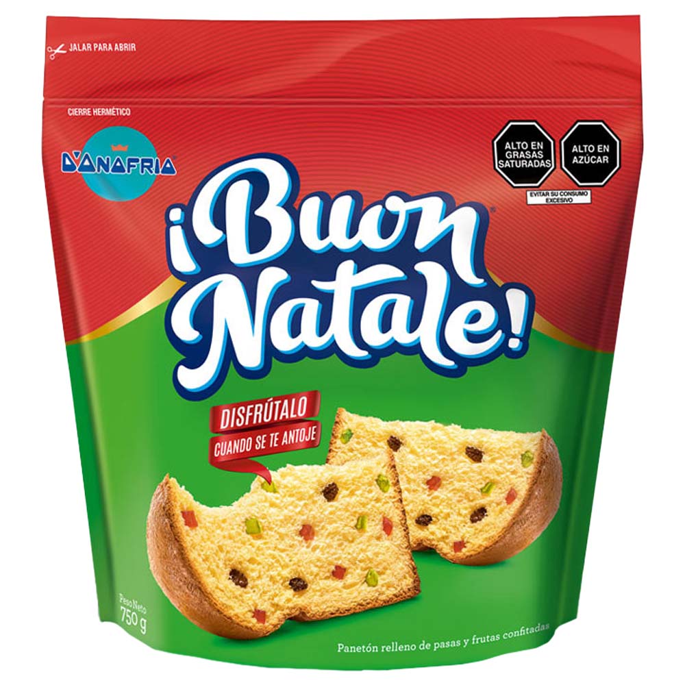 Panetón DONOFRIO Buen Natale Bolsa 750g