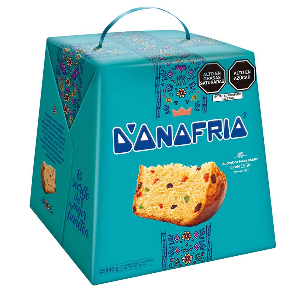 Panetón D'ONOFRIO Caja 880g