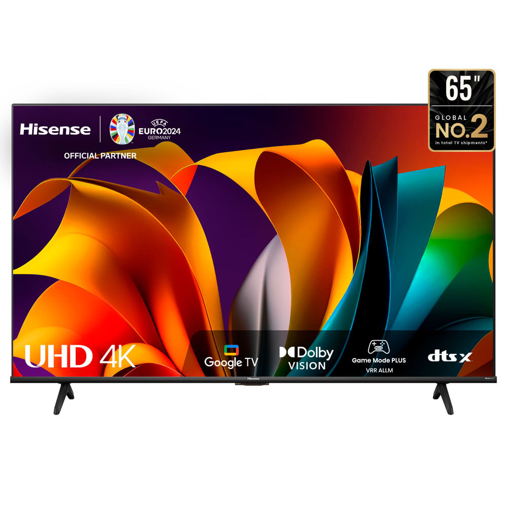 Televisor HISENSE LED 65" UHD 4K Smart TV 65A6NA