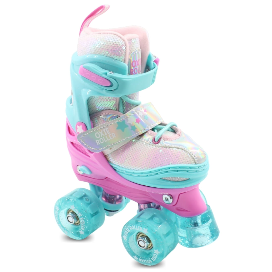 Patines para Niños Favorite Star Talla M 35-38 Turquesa