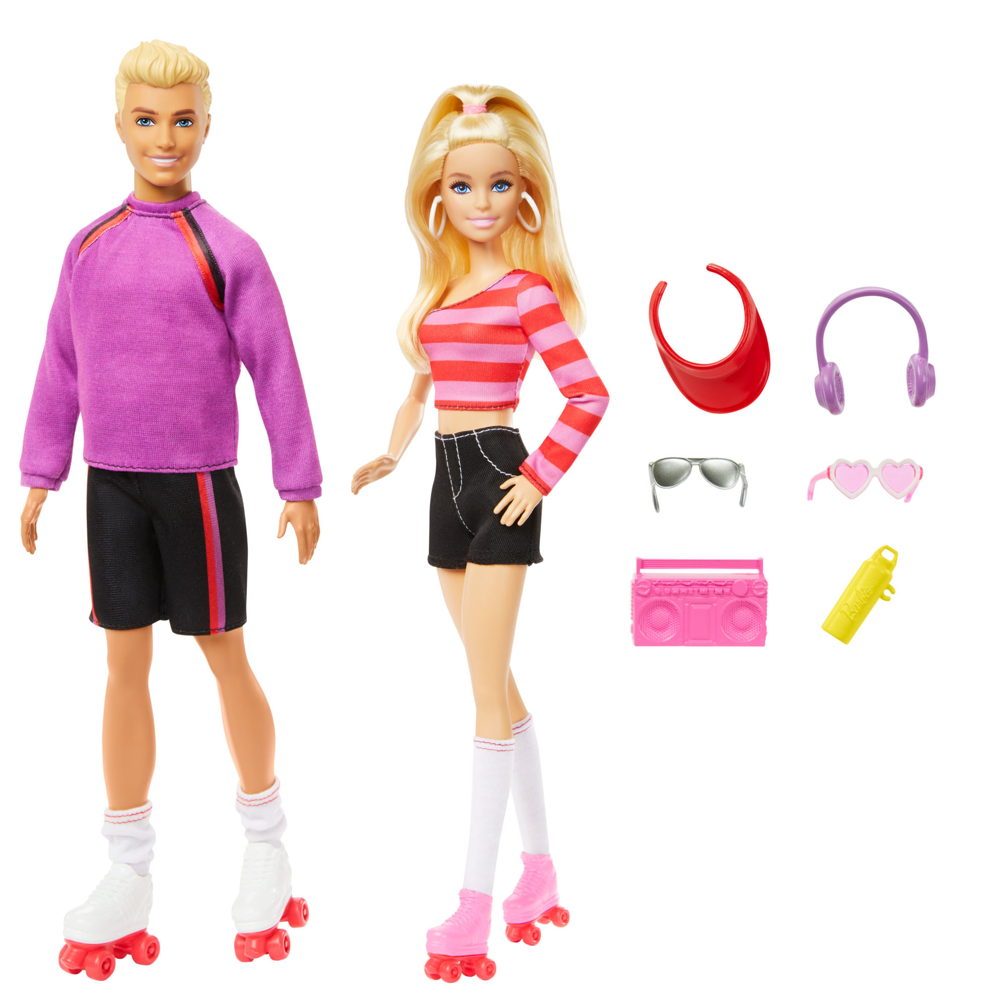 Muñecos BARBIE Y Ken En Patines 65 Aniversario